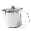 Hendi 453308 Stainless Steel Teapot with Lid for Coffee and Tea 09L