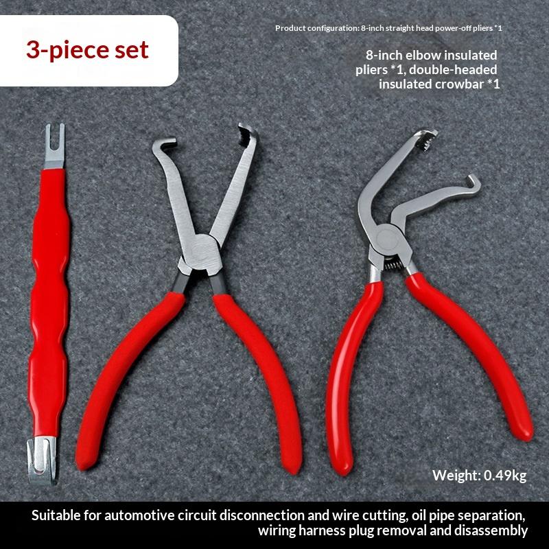 1/3Pcs Auto Electrical Disconnect Plier,Hose Clamp Plier,Electrical Connector Plier For Car,Truck & Suv,Electric System Repair