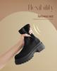 ZHR 2024 New Winter Stretch Boots: Short, Thick-Soled, Velvet-Lined, Trendy, Tall & Slimming Design.