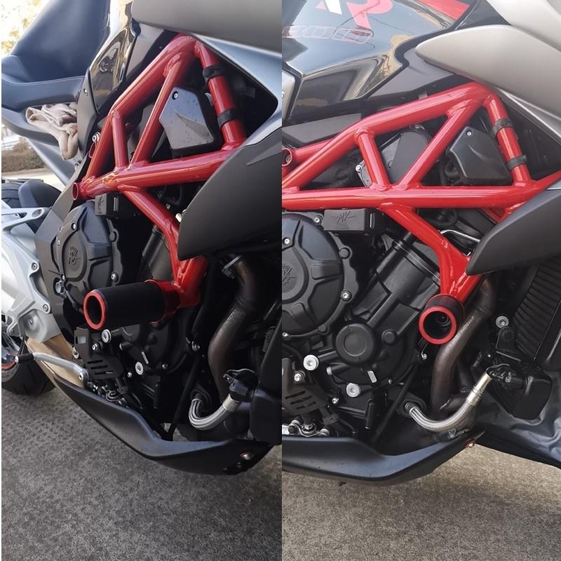 Motorcycle CNC Aluminum Falling Protection Frame Sliders Crash Protector For MV Agusta Brutale 800 Brutale800