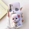 Für Huawei Nova 7 SE CDY-AN00 Weiches Silikon Modeblumen Hülle Für Huawei Nova7 SE Nova 7se 6.5" Niedliche Cartoon Stoßstange Schale