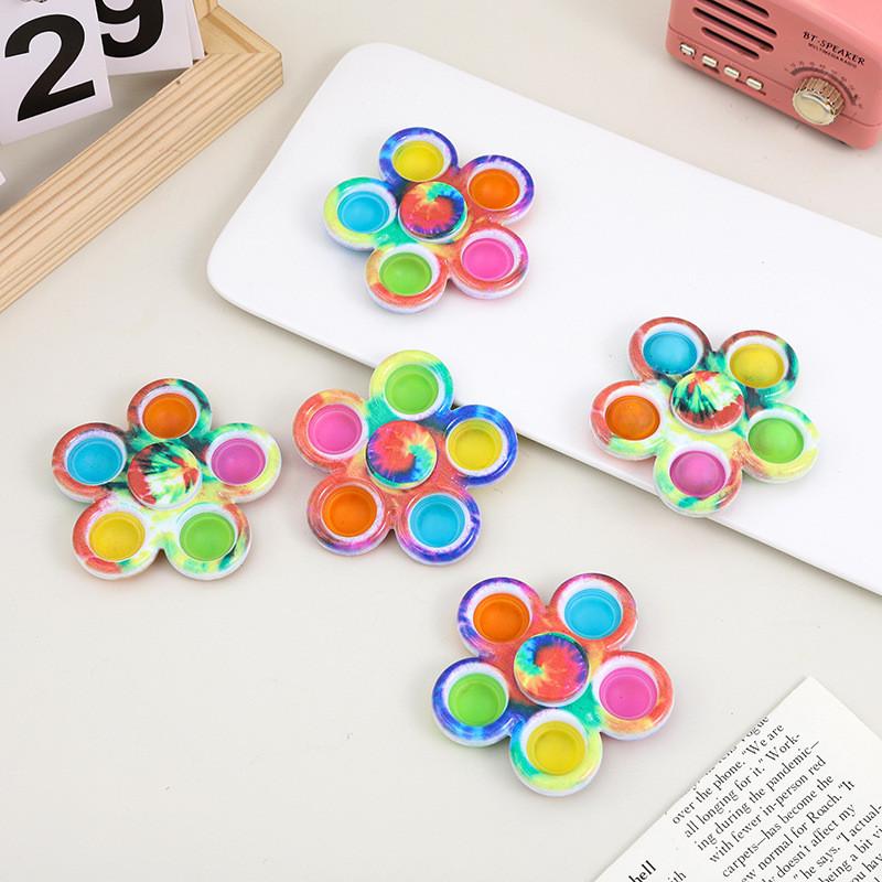 Spinner With Stressrelief Silicone Bubbles For Kids And Office Use Desk