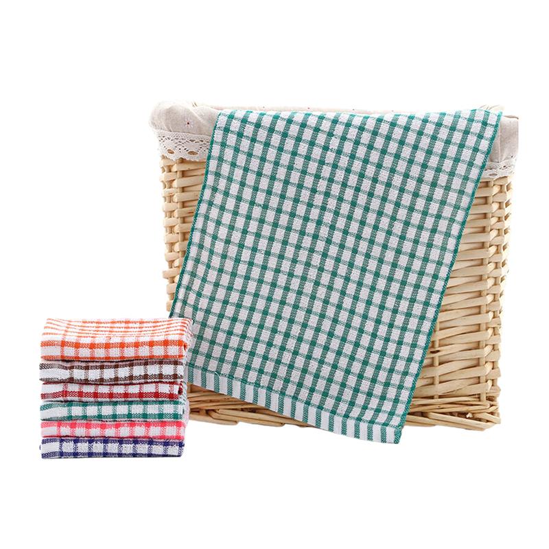 

1Pc Double-Sided Fleece Dishcloths Super Absorbent Cleaning Cloths Scouring Pads Kitchen Washing Dish Rags Windows Wipe Towel зелений