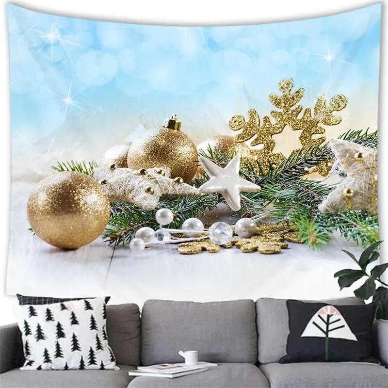 Christmas Theme Tapestry Living Room Bedroom Home Christmas Decoration