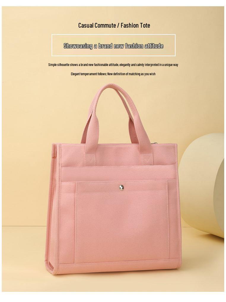 Waterproof Nylon Handbag with Customizable Print Design