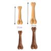 Pet Dog Chew Toys Molar Teeth Clean Stick Interesting Pine Wood Cute Bone Shape Durable Bite Puppy Interactive Toy Pet Supplies