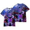 Five Nights At Freddys Kleidung T-Shirt Damen T-Shirt Lässig Anime Oberteil T-Shirts T-Shirt Damen Herren Grafik-T-Shirt