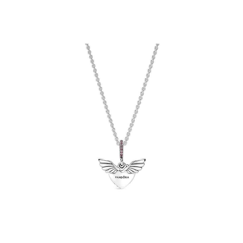 Pandora 925 Sterling Silver Pendants Women's Pink 398505C02