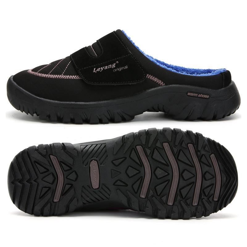 Winter Men Slippers Flip Flops Men Warm Fur Slides Men Shoes Outdoor Slippers Unisex Hotel Slippers Home Pantoufle Homme