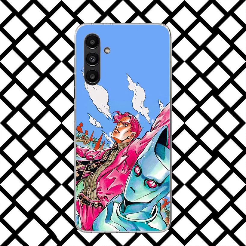 JoJo Kira Yoshikage Killer Queen Phone Case for Samsung Galaxy A17 A37 A57 A16 A26 A36 A56 A15 A25 A35 A55 A14 A24 A34 A54 A13 A