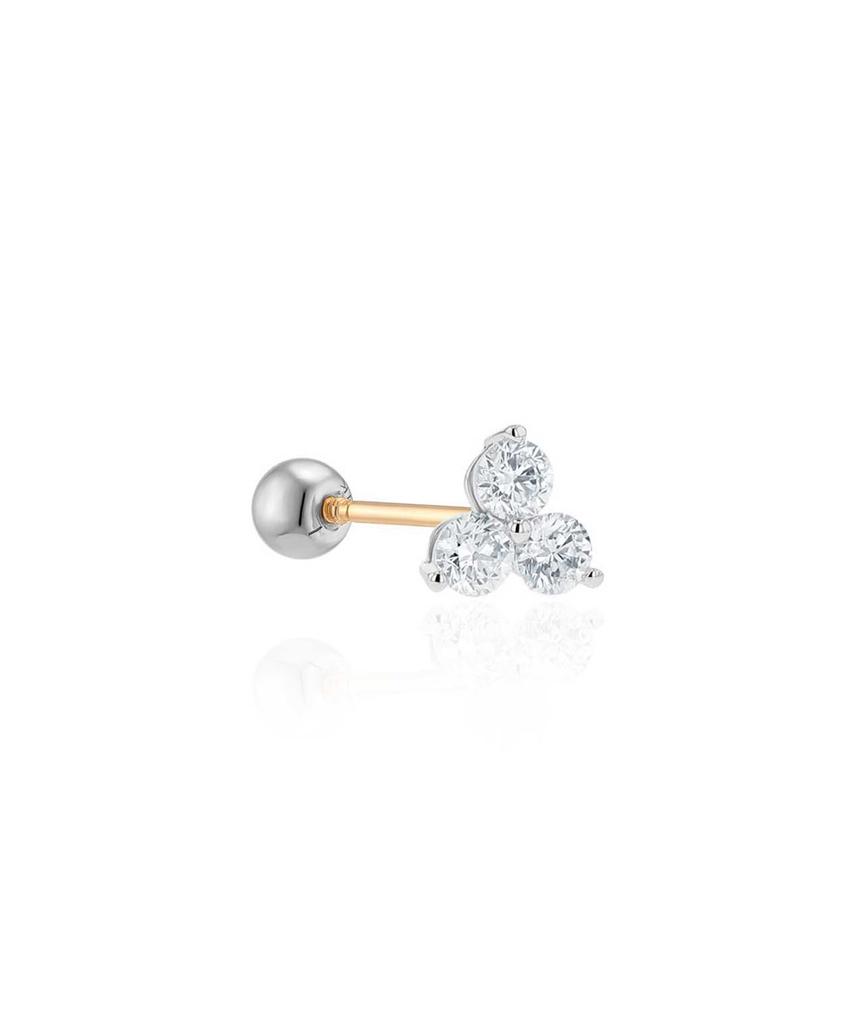 Lloyd Triangle Diamond 10K Gold Piercing Lpfq2003D