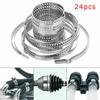 10/12/20Pcs Universal Stainless Steel Axle CV Joint Boot Crimp Clamp Kit Driveshaft CV Boot Clamp 20- 50mm 50- 120mm Adjustable