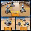 5-in-1 Building Toys with LED Light, APP & Remote Controll Building Block Set, 604 PCS RC Tech Rechargeable Tank Robot Sleigh Tracked Racer Toy, Gift