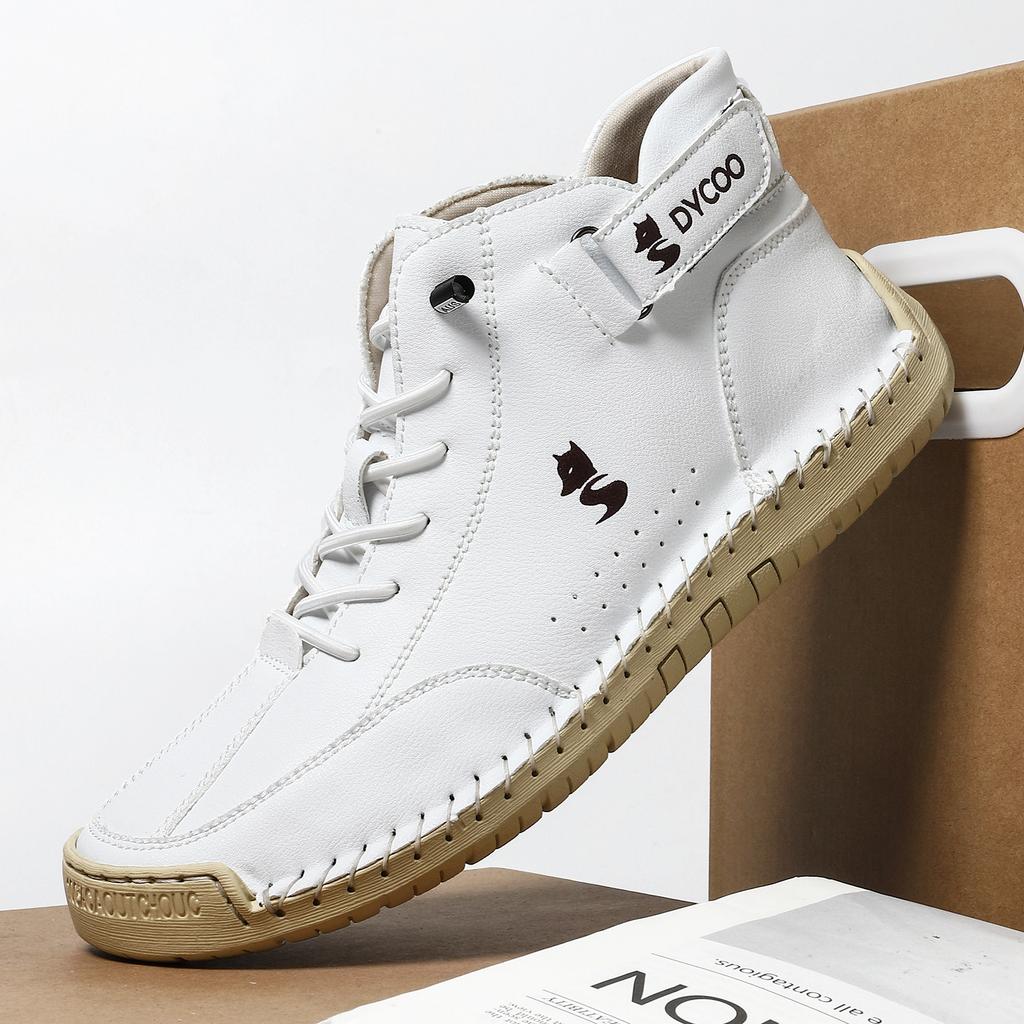 Popular Men's Shoes High-top Men's Casual Shoes Winter Shoes Martin Boots Men's Stitched Fox Shoes