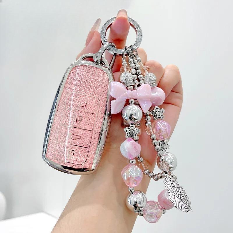 Diamond Tpu For Chery Tiggo 8 Pro Tiggo 8Plus New 5 Plus 7Pro Chery Tiggo 7 Pro Max Omoda 5 C5 Modod Car Key Case Cover Fob Bag