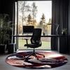 Tokyo Ghoul Printed Round Rug Carpet Chair Rug Area Rug Entryway Doormats,for Office Chair Living Room Bedroom Kitchen Room.