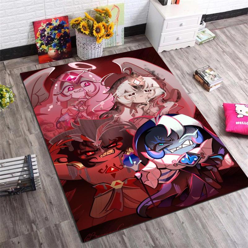 Cookie Run Kingdom Circus Area Rug, Cartoon Cookie Characters Non-Slip Floor Mat 60x90cm