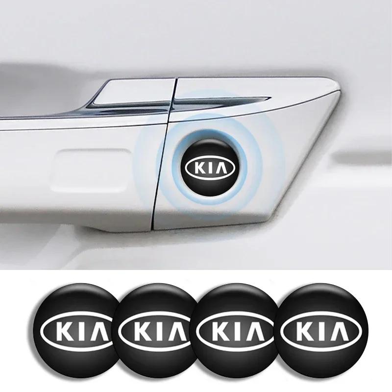 CKWQ4 20mm Car Door Keyhole Protective Stickers for KIA sportage ceed sorento cerato optima picanto rio soul k3 k5 stonic Accessories
