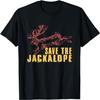 Save The Jackalope Cryptid Jackrabbit Rabbit Bunny T-Shirt(7)