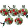 Bird Water Feeder Park Spherical Bird Water Feeder Hanging Bird Feeder Outdoor Three-hole Hummingbird Water Feeder