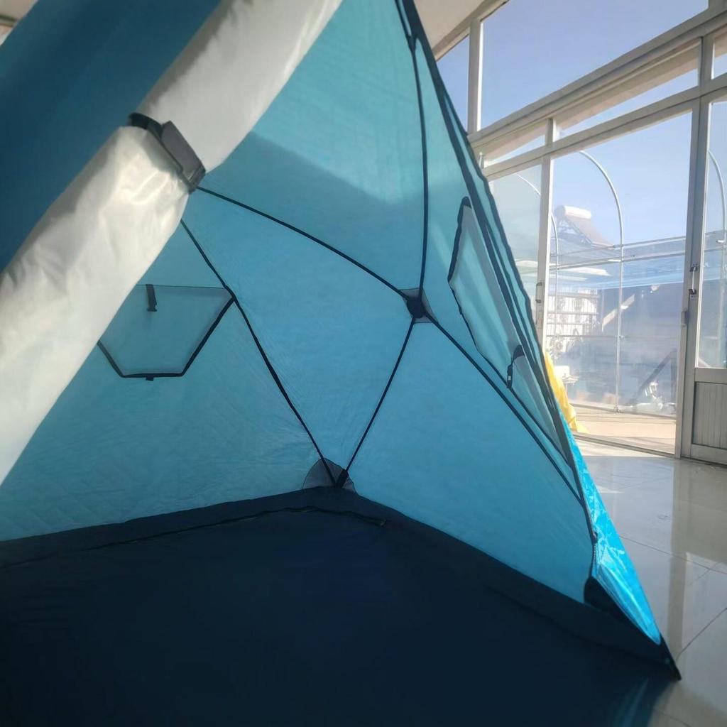 Winter Ice Fishing Tent: Cold-Resistant, Warm, Cotton-Thickened, Windproof Camping Hut