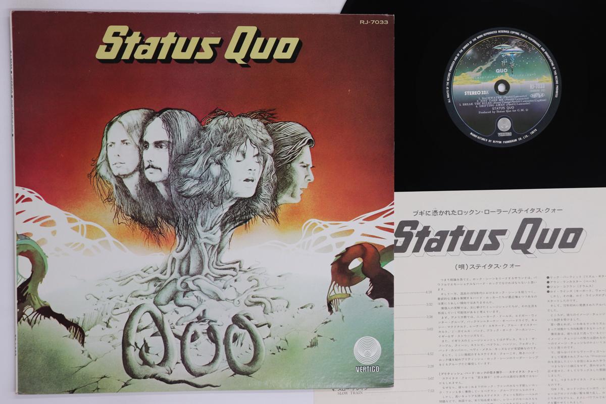

LP Record STATUS QUO Quo RJ7033 VERTIGO 1975 Japan Rock Used