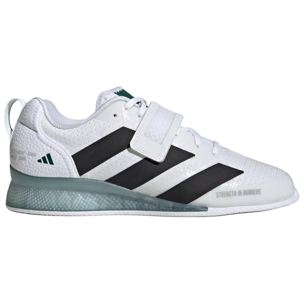 Adidas Adipower Weightlifting 3 White Black Collegiate Green Unisex Sneakers Cloud-White Core-Black IH8233