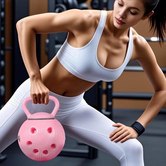 Vodou plněná kettlebell s odnímatelnou rukojetí silový trénink nastavitelná váha kettlebell muži ženy celé tělo domácí posilovna cvičení činka