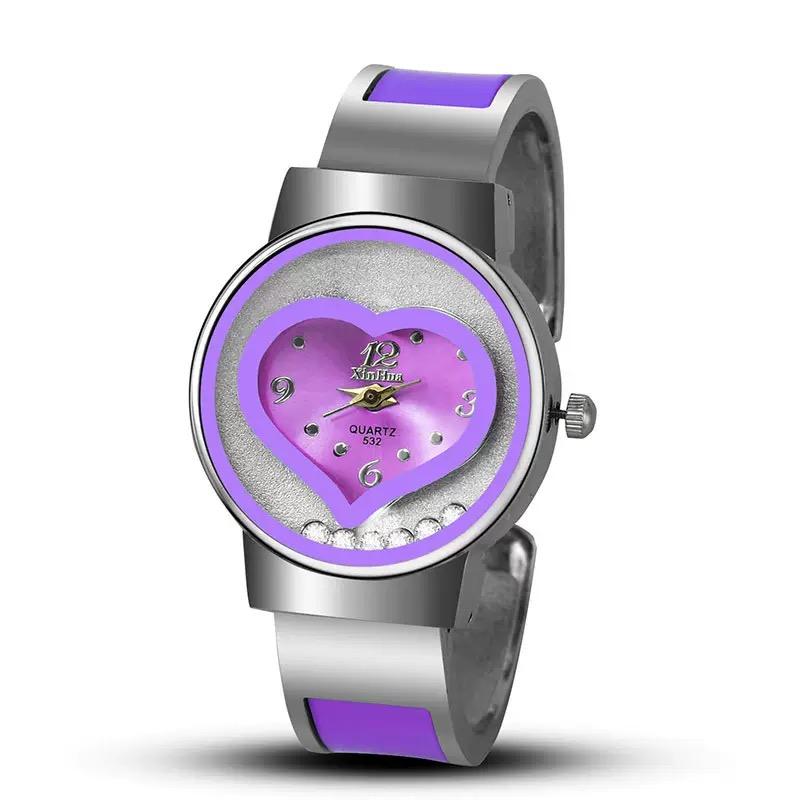 Xinhua Bracelet Ladies Watch Luxury Brand Stainless Steel Dial Quartz Watch Women Fashion Watch
