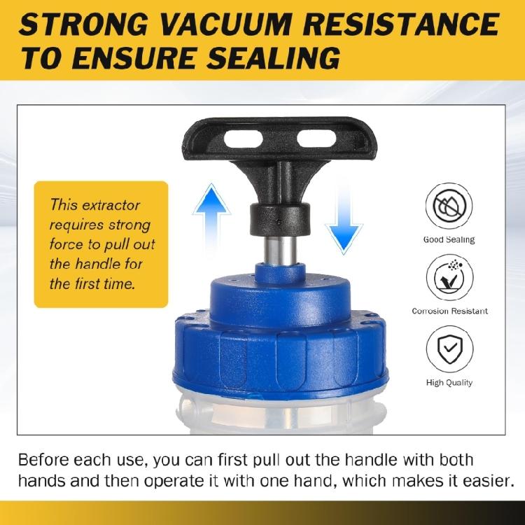Ergonomic Hand Pump Fluid Extractor 1500ml Large Capacity for DIY Car Maintenance and Garage Use Oil Extraction Pump