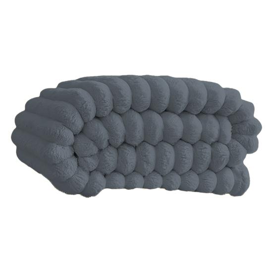 Faux Rabbit Fur Throw Bubble Blanket Warm Blanket Fluffy Blanket Plush Cozy Thick Furry Blanket