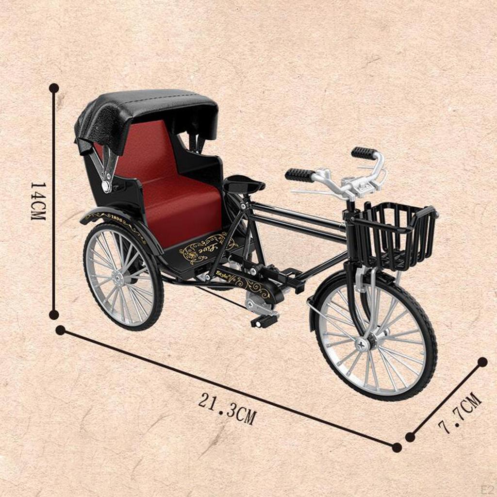 1/12 Model of Retro Style, Wheels, Toy Landscape Collection, Collectibles, Gift Decoration,