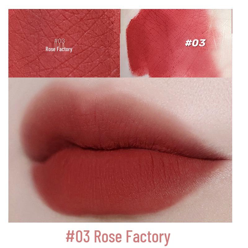 CARMELA Lipstick K04 Milk Coffee Matte Lip Glaze - Autumn/Winter Whitening Authentic.