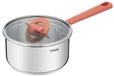 Tefal Jednoruční hrnec 18 cm IH Kompatibilní s plynem Bez nebezpečných látek, jako je 10letá záruka IH Nerezová ocel Nerezová ocel G72823