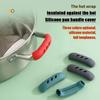 2/4/8Pcs Silicone Pot Handles Cover Anti-scalding Heat-resistant Pot Ear Clip Non-slip Casserole Pan Handle Kitchen Accessories