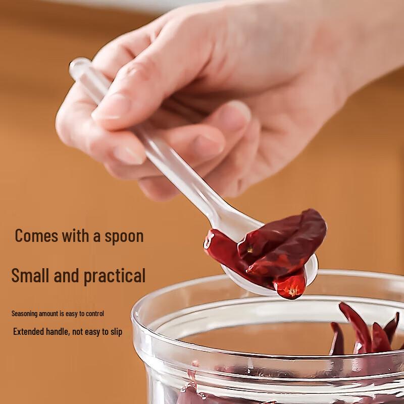 Yingbai Modern Acrylic Seasoning Jar Set with Spoons