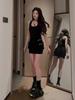 Kusa tug sister sleeveless vest dress women's summer new Spice Girl style temperament tight hip short skirt tooling skirt