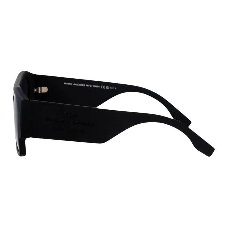 Marc Jacobs Solid Color Design Acetate Square Sunglasses Women's Matte Black MARC860S