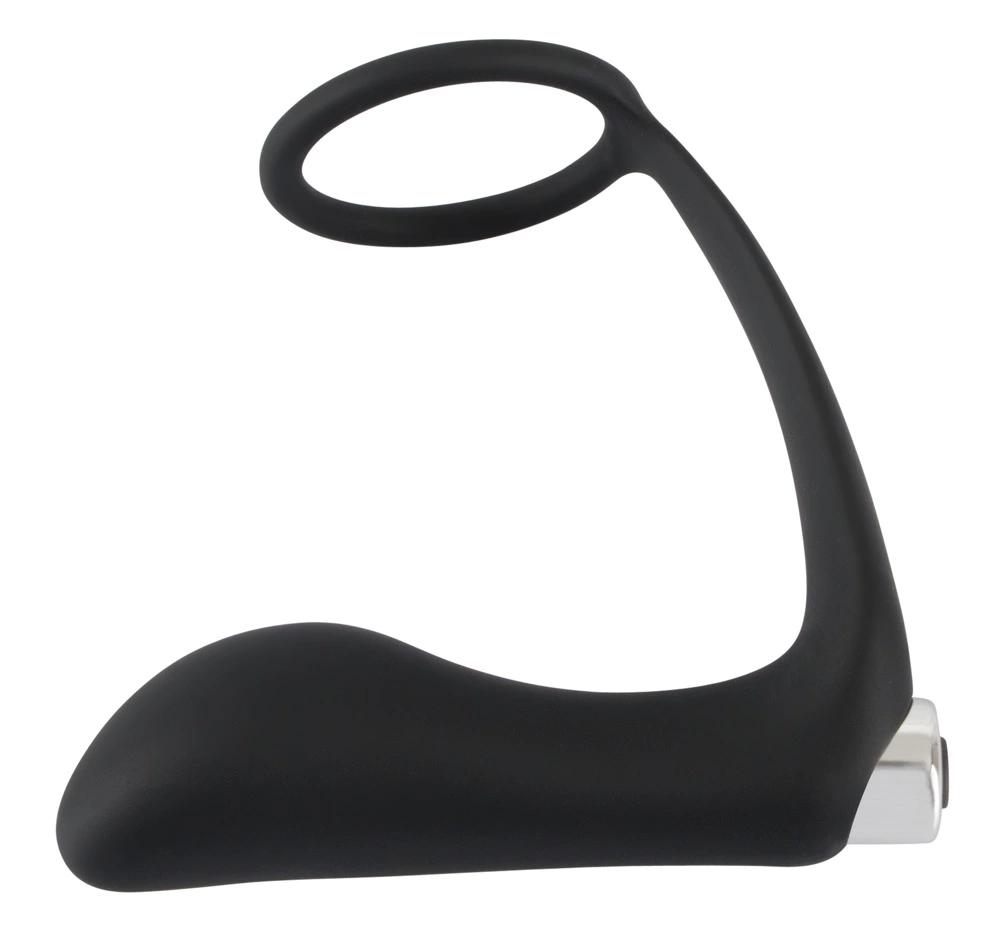 Black Velvets - Black Vibrating Butt Plug Cock Ring