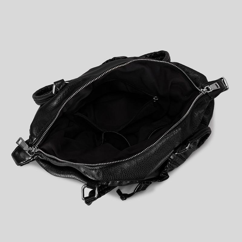 Tote Bag for Women's Commuting Large-capacity Drawstring Underarm Bag Hand and Shoulder Bowling Bag