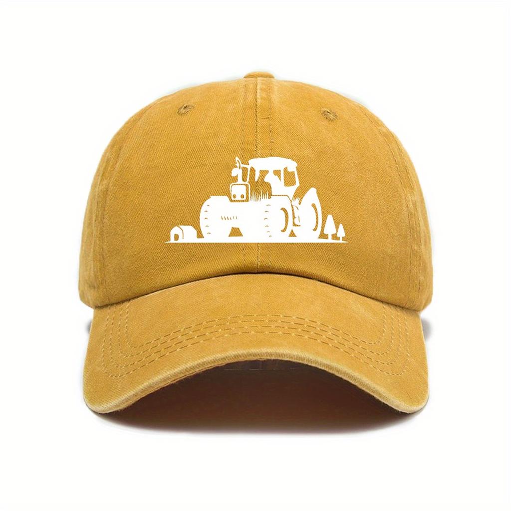 Retro Washed Baseball Cap Adjustable Sun Protection Fashionable Outdoor Activity Dad Hat
