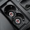 1/2 Pezzi Sottobicchiere per Auto con Strass Portabicchieri Pad Antiscivolo Per Nissan J10 X-Trail Qashqai Juke Leaf Micra NOTE Patrol Gadget