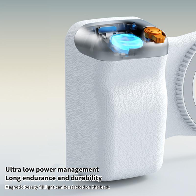 Mobile Phone Camera Grip With Wireless Shutter Button Magnetic Mount Snaps On Smartphone Portable Magnetic Camera Assist