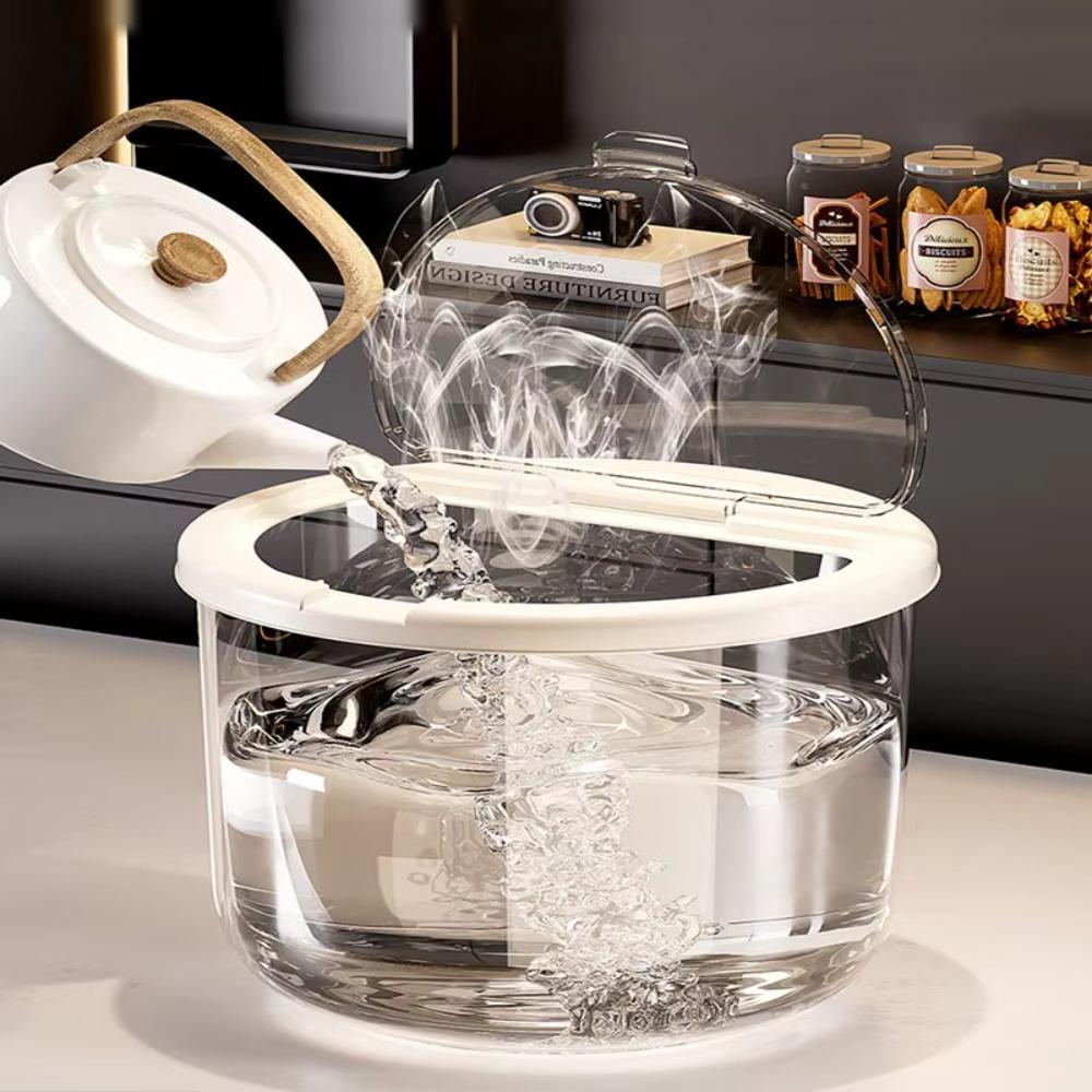 Round Shape Rice Sealed Box Insect-proof Dry Food Dispenser New Rice Storage Container Kitchen Use