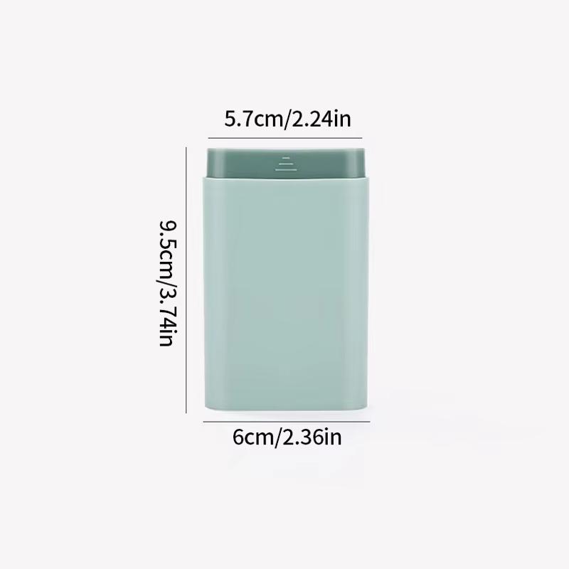 Pill Storage Box Mini Travel Portable Medicines Dispenser Box Multifunction Plastic Seven Compartment Sealer Box