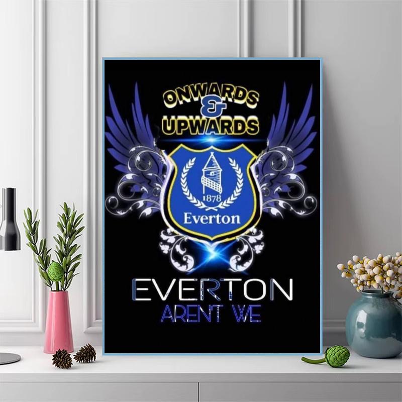 Everton Fc 100% Round Full Drill 5D DIY Diamond Painting Embroidery Cross Stitch Rhinestone Décor