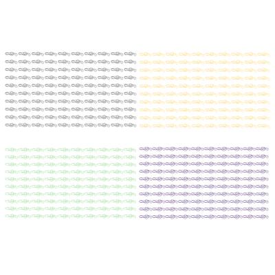 100 Stück Notizpapierklammer Kreativ Niedlich Musikdraht Lesezeichen Papierklemme Kompakt Tragbar für Aktenklammer