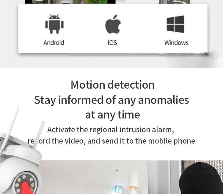 Wireless Outdoor HD Surveillance Camera Kit with Night Vision & Display Screen