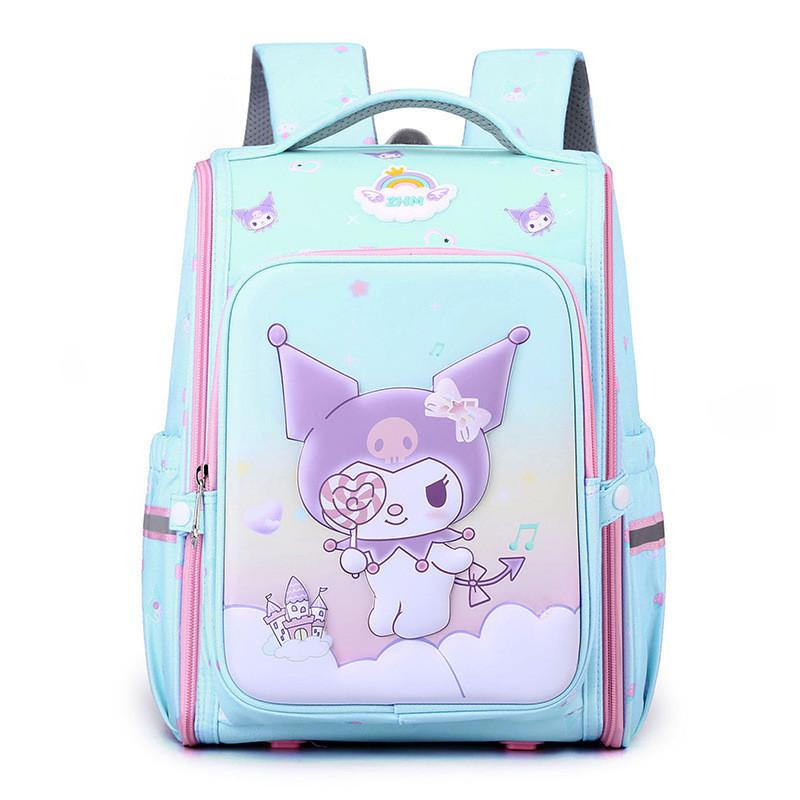 Adorable Cartoon Kids School Backpack Spacious Oxford Fabric Lightweight Ergonomic