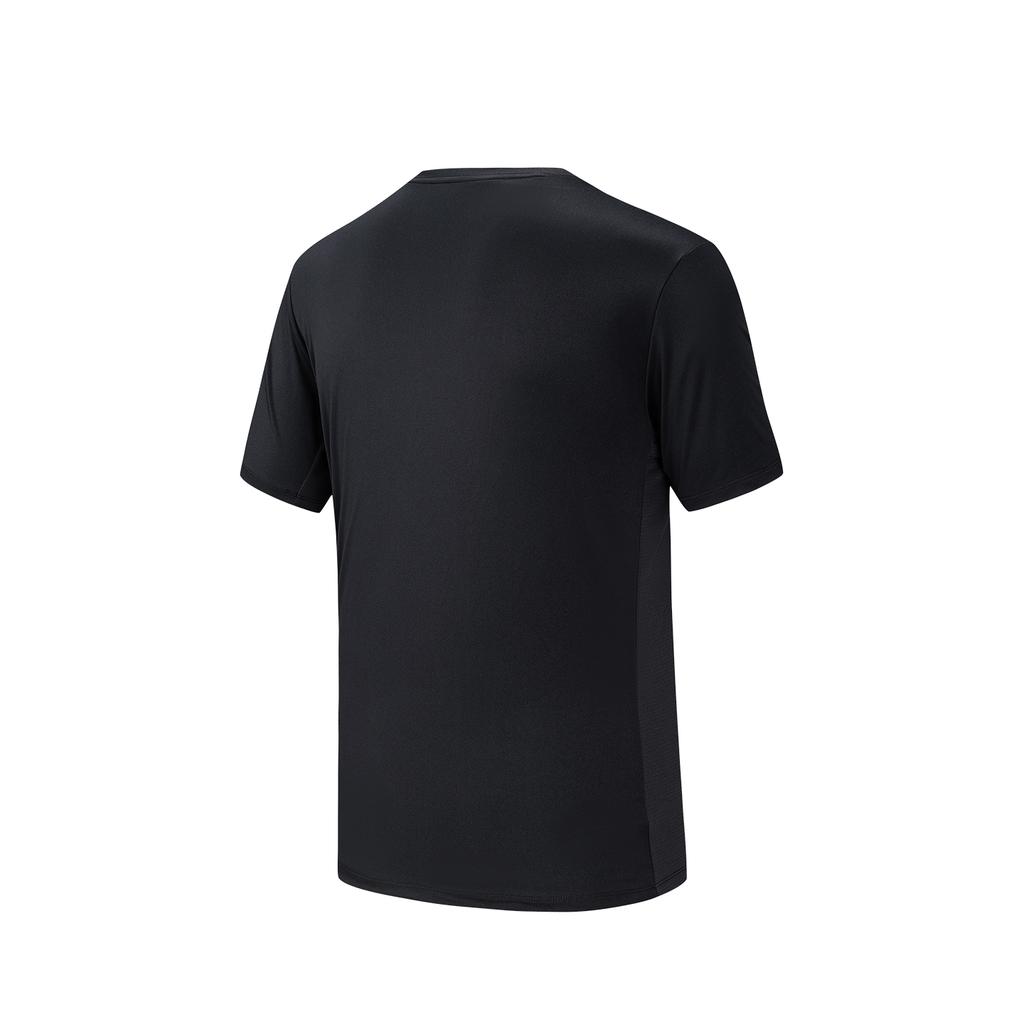 Anta Training Short Sleeve Knit Shirt Summer T-Shirt Men Tops Basic-Black 952627101-5